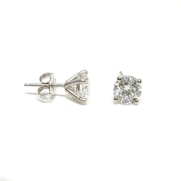 2.00TCW Lab‑Grown Diamond D–E/VS+ Studs in 14K White Gold Blue Water Jewelers Saint Augustine, FL