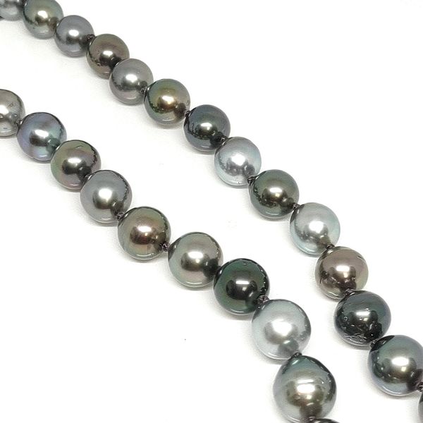 Natural Multi‑Color 8–10mm Tahitian Pearl 14KW Necklace Blue Water Jewelers Saint Augustine, FL