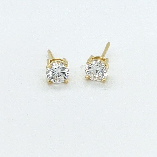 Simulated Diamond Stud Earring Blue Water Jewelers Saint Augustine, FL