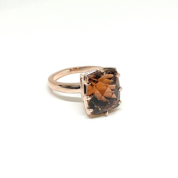 6.61CT Brown Tourmaline Rose Gold Ring Blue Water Jewelers Saint Augustine, FL