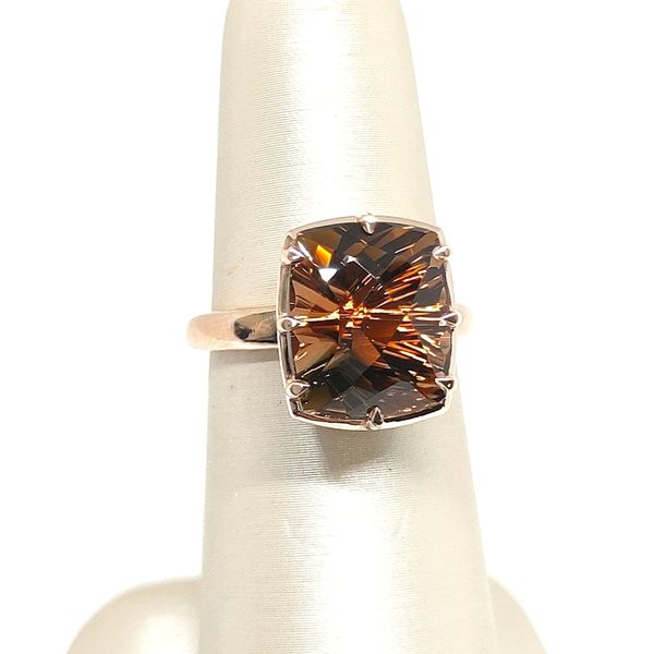 6.61CT Brown Tourmaline Rose Gold Ring Image 2 Blue Water Jewelers Saint Augustine, FL
