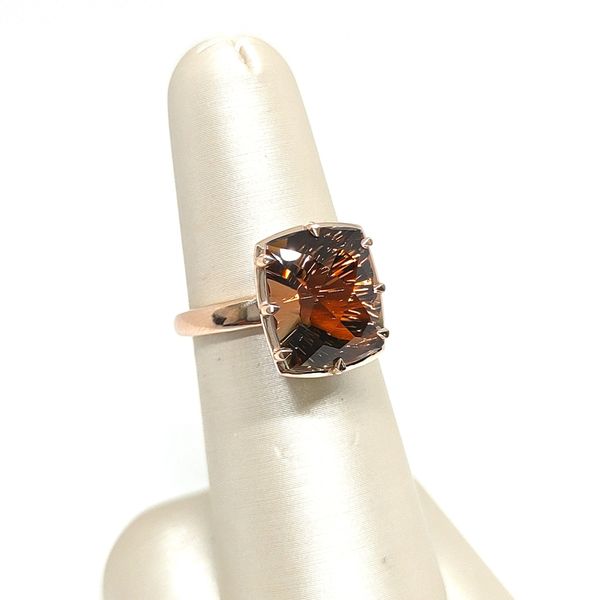 6.61CT Brown Tourmaline Rose Gold Ring Image 3 Blue Water Jewelers Saint Augustine, FL