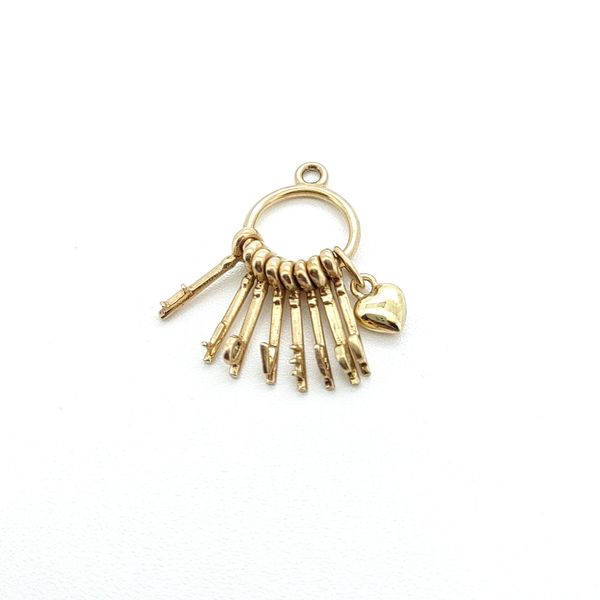 14K Yellow Gold Charm Blue Water Jewelers St. Augustine, FL