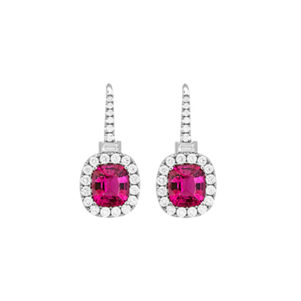 18K White Gold Dangle Earrings Blue Water Jewelers Saint Augustine, FL