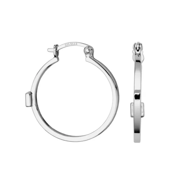Sterling Silver Hoop Earrings Blue Water Jewelers Saint Augustine, FL