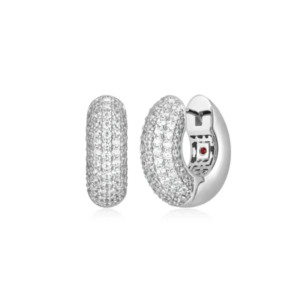 Sterling Silver Huggie Earrings Blue Water Jewelers Saint Augustine, FL