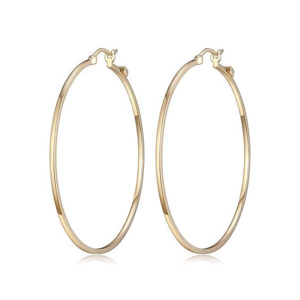 SILVER GOLD PLATED HOOP EARRINGS Blue Water Jewelers Saint Augustine, FL
