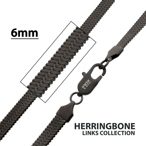 Stainless Steel Herringbone Chain Blue Water Jewelers Saint Augustine, FL
