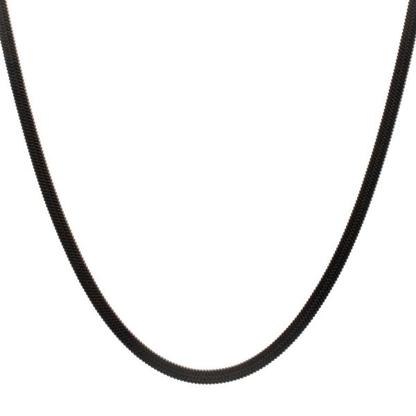 Stainless Steel Herringbone Chain Image 2 Blue Water Jewelers Saint Augustine, FL