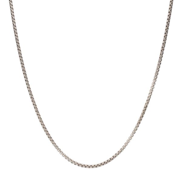 Titanium Box Chain Image 2 Blue Water Jewelers Saint Augustine, FL