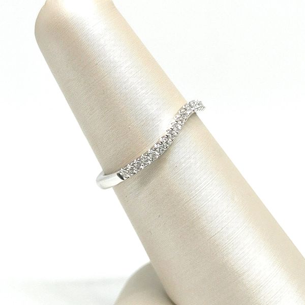 14K White Gold Band Ring Image 2 Blue Water Jewelers Saint Augustine, FL