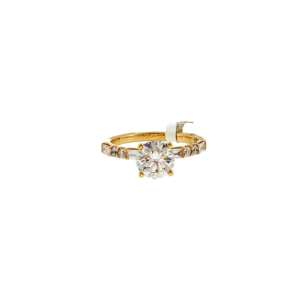 14K Yellow Gold Ring Blue Water Jewelers Saint Augustine, FL