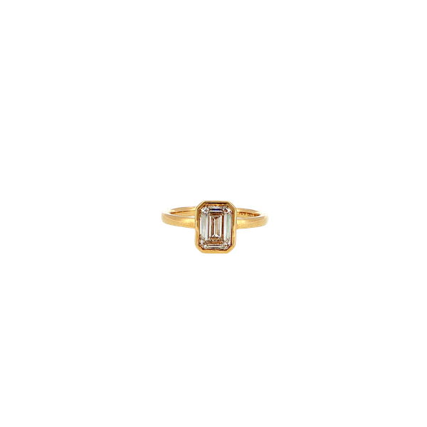 14K Yellow Gold Solitaire Ring Blue Water Jewelers Saint Augustine, FL
