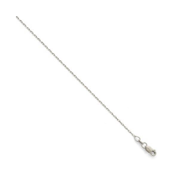 14K White Gold Cable Chain Blue Water Jewelers Saint Augustine, FL