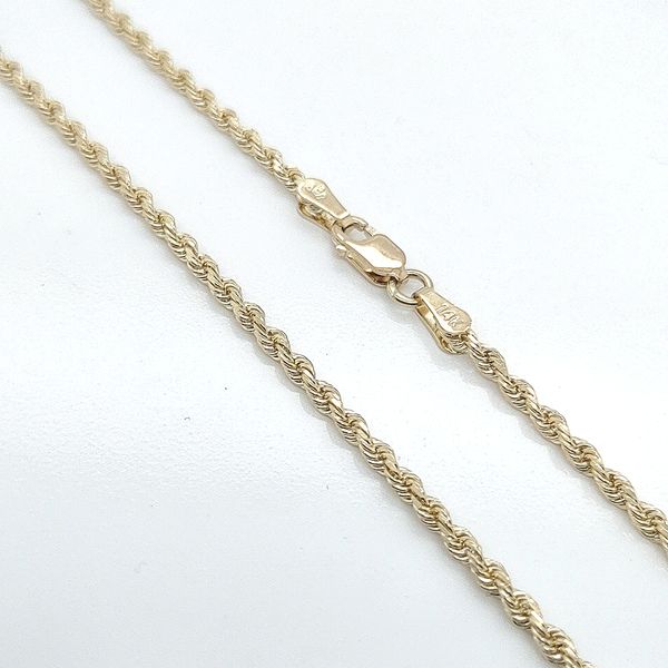 14K Yellow Gold Rope Chain Blue Water Jewelers Saint Augustine, FL
