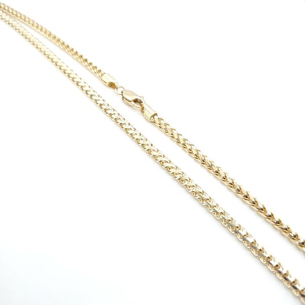 14K Yellow Gold Franco Chain Blue Water Jewelers Saint Augustine, FL