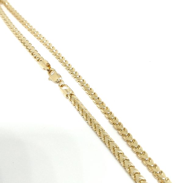 14K Yellow Gold Franco Chain Blue Water Jewelers Saint Augustine, FL