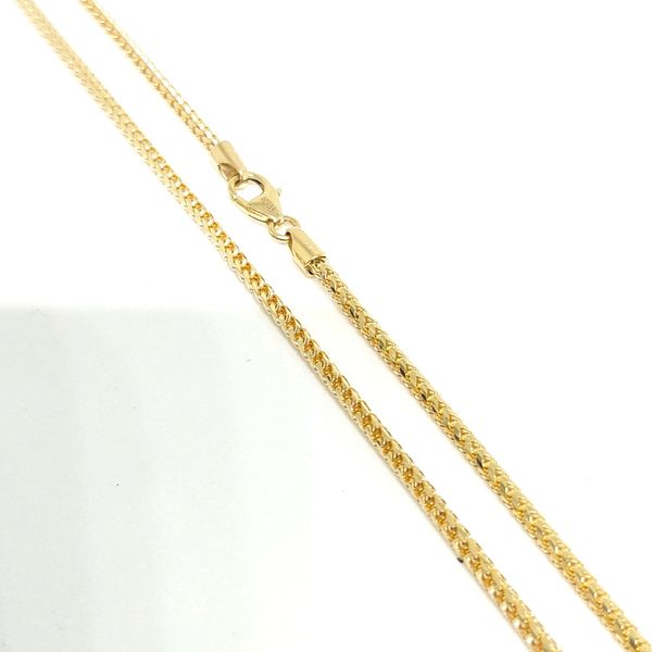 14K Yellow Gold Franco Chain Blue Water Jewelers Saint Augustine, FL