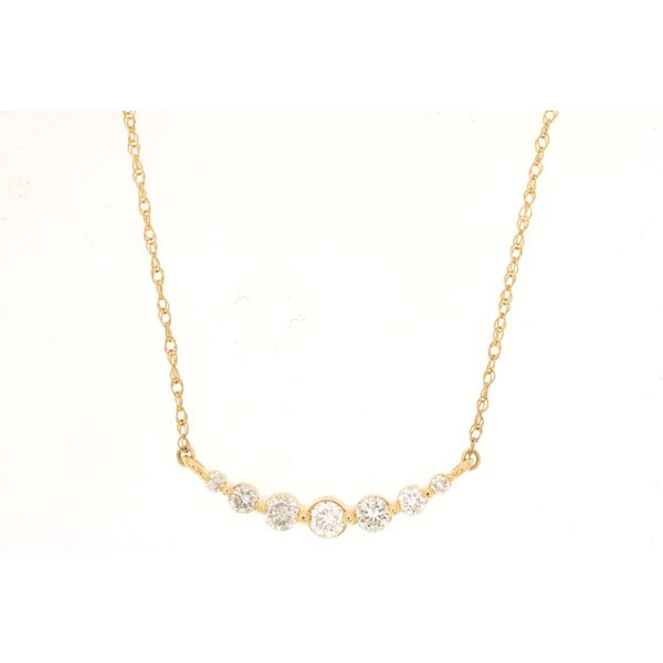DIAMOND GRADUATED ADJUSTABLE NECKLACE Blue Water Jewelers Saint Augustine, FL