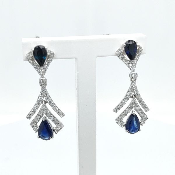 14K White Gold Earrings Blue Water Jewelers Saint Augustine, FL