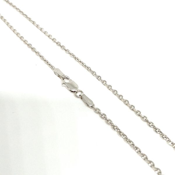 14K White Gold Cable Chain Blue Water Jewelers Saint Augustine, FL