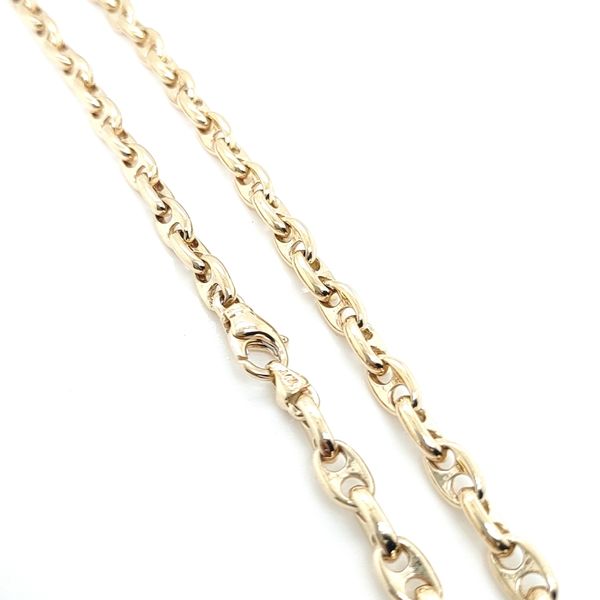 14K Yellow Gold Anchor Chain Blue Water Jewelers Saint Augustine, FL