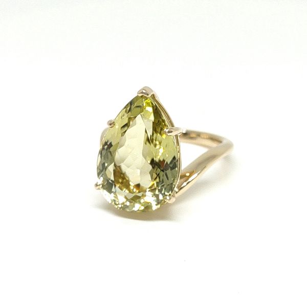 14K Yellow Gold Solitaire Ring Blue Water Jewelers Saint Augustine, FL