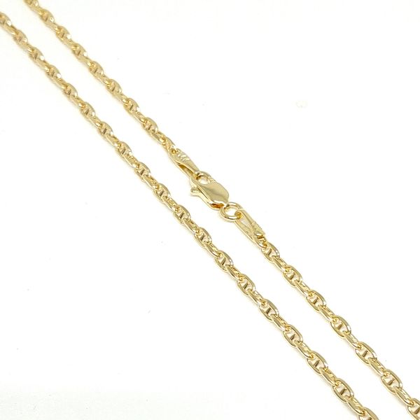 14K Yellow Gold Anchor Chain Blue Water Jewelers Saint Augustine, FL