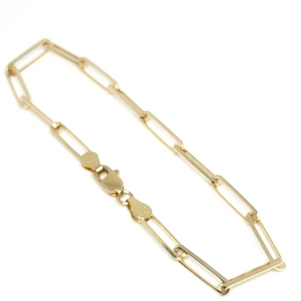 14K Yellow Gold Link Bracelet Blue Water Jewelers Saint Augustine, FL