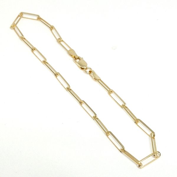 14K Yellow Gold Link Bracelet Blue Water Jewelers Saint Augustine, FL