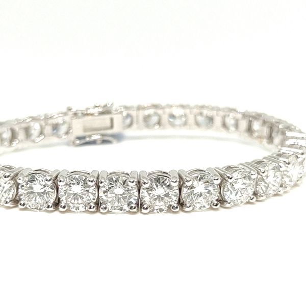 14K White Gold Tennis Bracelet Blue Water Jewelers Saint Augustine, FL