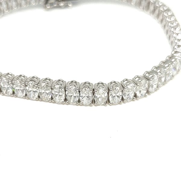 14K White Gold Tennis Bracelet Blue Water Jewelers Saint Augustine, FL