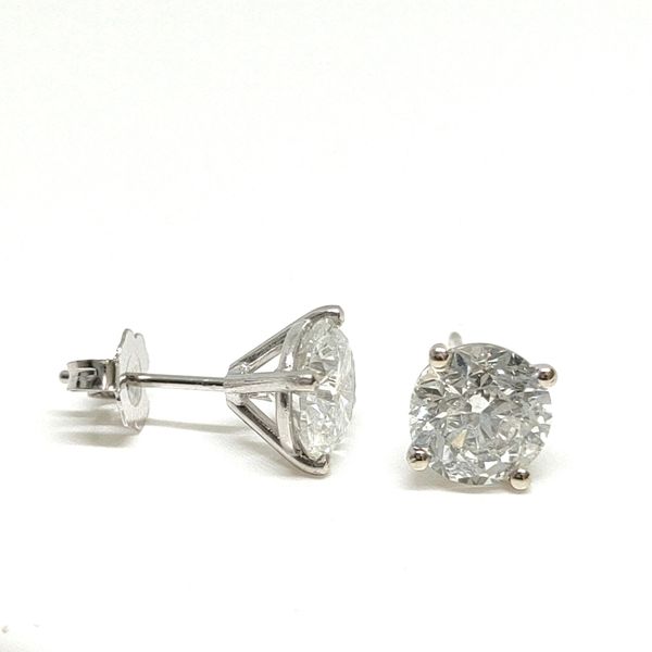 14K White Gold Stud Earrings Blue Water Jewelers Saint Augustine, FL