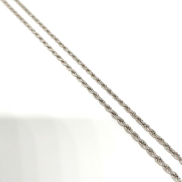 14K White Gold Rope Chain Blue Water Jewelers Saint Augustine, FL