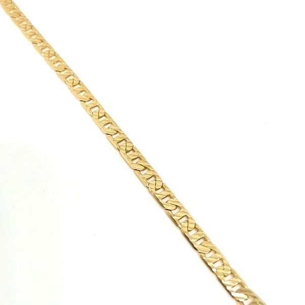 14K Yellow Gold Anchor Chain Blue Water Jewelers Saint Augustine, FL