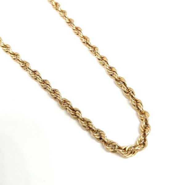 14K Yellow Gold Rope Chain Blue Water Jewelers Saint Augustine, FL
