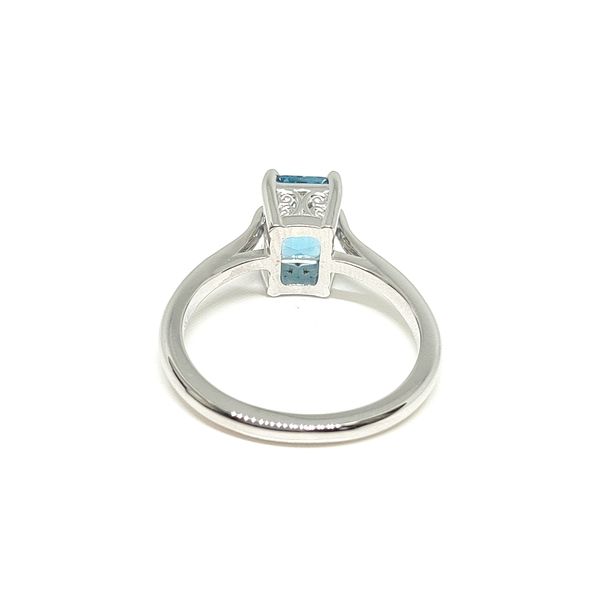 14K White Gold Solitaire Ring Image 3 Blue Water Jewelers St. Augustine, FL