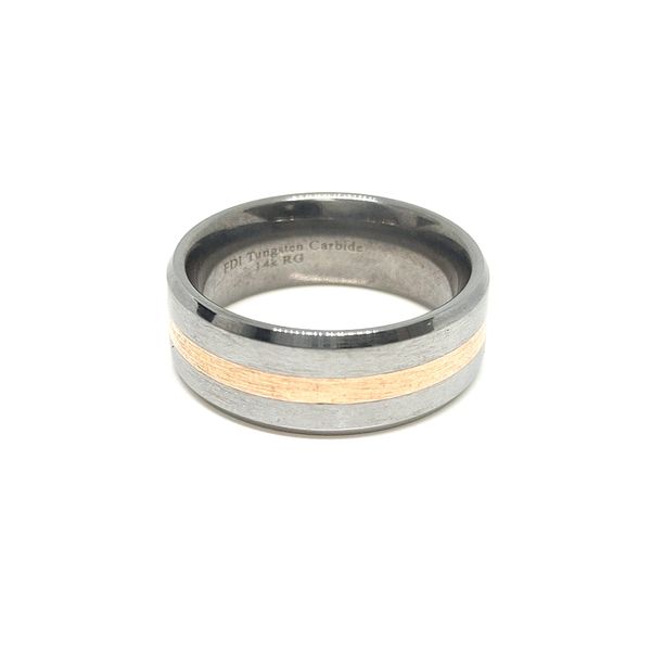 14K Rose Gold Wide Band Ring Blue Water Jewelers Saint Augustine, FL