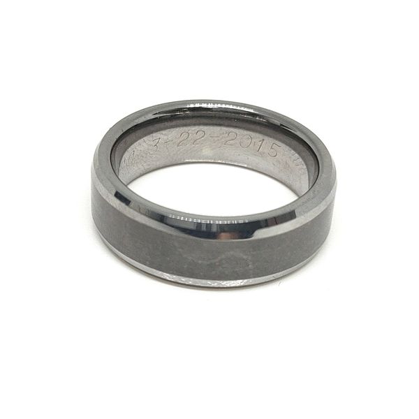 Tungsten Wide Band Ring Blue Water Jewelers Saint Augustine, FL