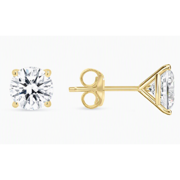 14K Yellow Gold Stud Earrings Blue Water Jewelers Saint Augustine, FL