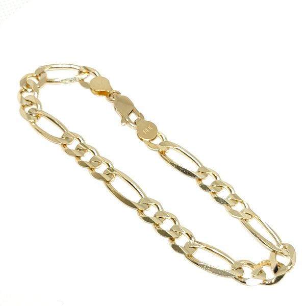 14K Yellow Gold Link Bracelet Blue Water Jewelers Saint Augustine, FL