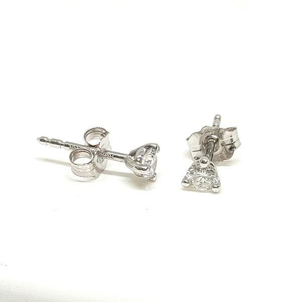 14K White Gold Stud Earrings Blue Water Jewelers Saint Augustine, FL