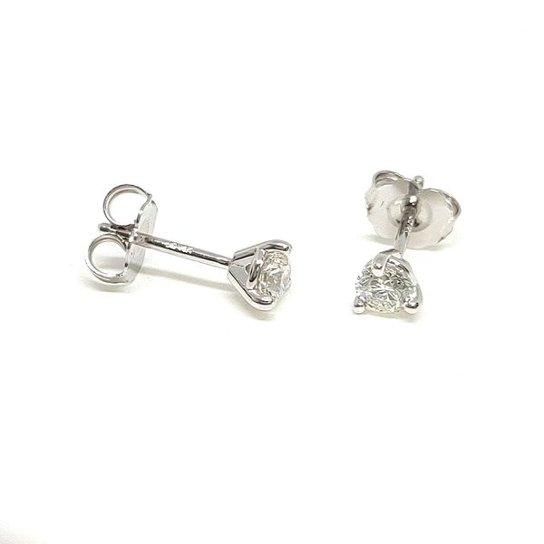 14K White Gold Stud Earrings Blue Water Jewelers Saint Augustine, FL