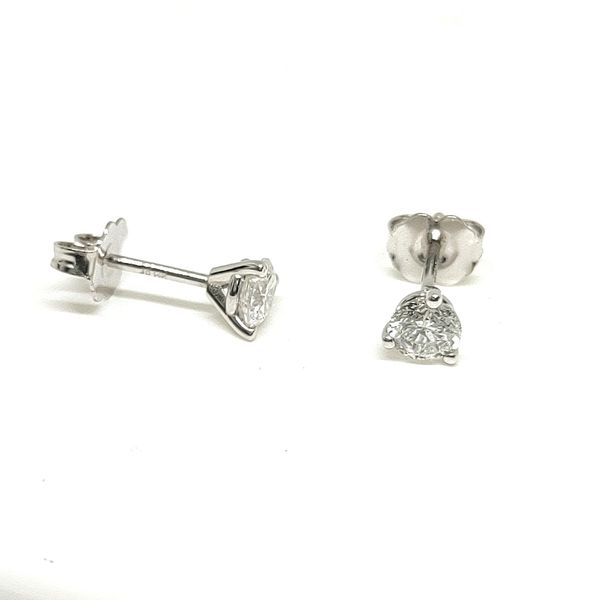 14K White Gold Stud Earrings Blue Water Jewelers Saint Augustine, FL