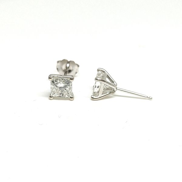 14K White Gold Earrings Blue Water Jewelers Saint Augustine, FL