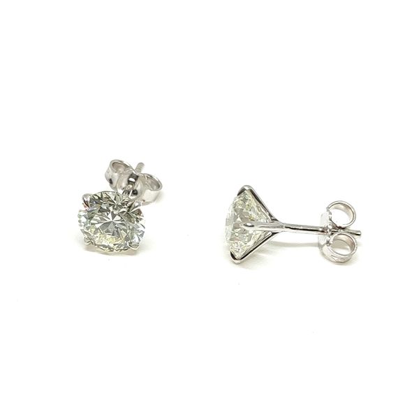 14K White Gold Stud Earrings Blue Water Jewelers Saint Augustine, FL
