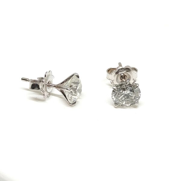 14K White Gold Stud Earrings Blue Water Jewelers Saint Augustine, FL