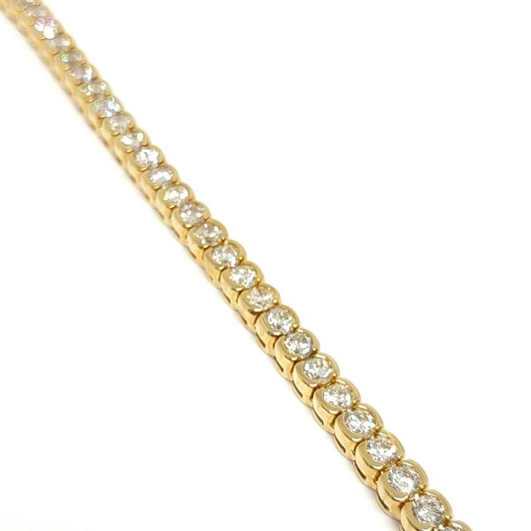 18K Yellow Gold Tennis Bracelet Blue Water Jewelers Saint Augustine, FL
