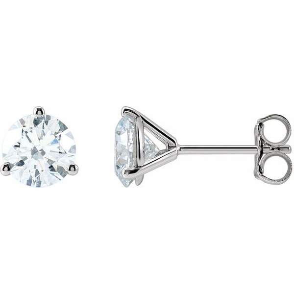 14K White Gold Stud Earrings Blue Water Jewelers Saint Augustine, FL