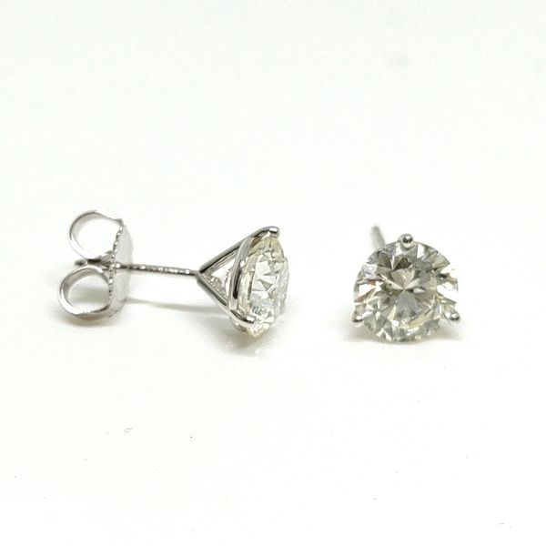 14K White Gold Stud Earrings Blue Water Jewelers Saint Augustine, FL